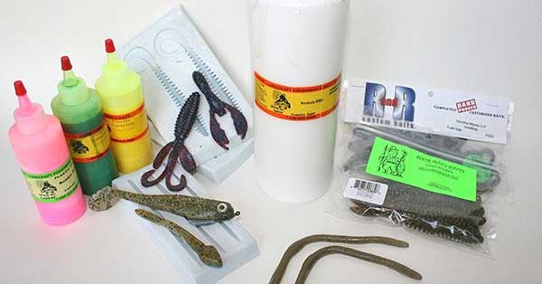 How to Make Soft Plastic Fishing Lures!!! 
